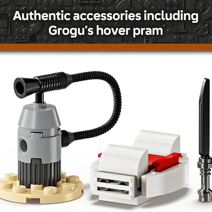 LEGO Star Wars: The Mandalorian Mando and Grogu's N-1 Starfighter Toddler Building Toy - Star Wars Baby Yoda Toy for Kids, Boys & Girls, Ages 4+ - Educational Preschool Toy Gift for Birthdays - 75410