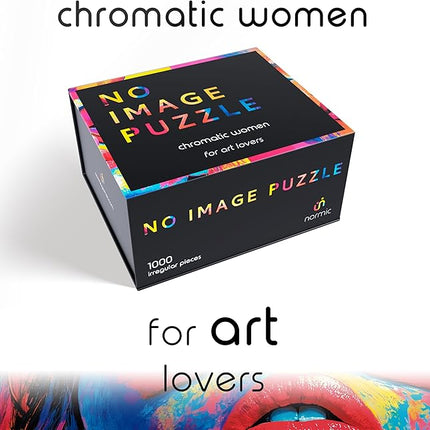 No Image Puzzle 1000 Irregular Pieces Extreme Difficult Jigsaw Challenge Adults Hardest Puzzle No Guide Ultimate Brain Teaser Extreme Level Chromatic Women Mystery Unique Gift