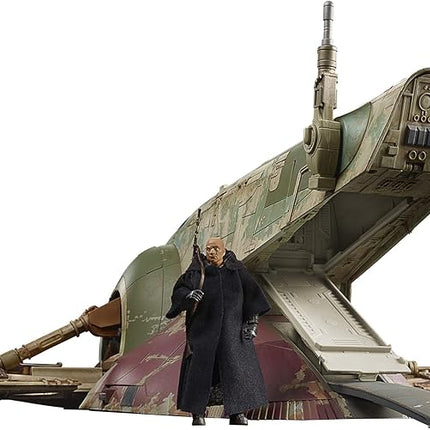 STAR WARS The Vintage Collection Boba Fett’s Starship Toy 3.75-Inch-Scale The Book of Boba Fett Vehicle, Toys for Kids Ages 4 and Up