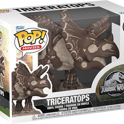 Funko Pop Movies: Jurassic Park Fossil - Triceratops - Collectable Vinyl Figure - Gift Idea - Official Merchandise - Toys for Kids & Adults - Action/Adventure Fans - Model Figure for Collectors