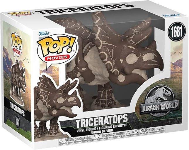 Funko Pop Movies: Jurassic Park Fossil - Triceratops - Collectable Vinyl Figure - Gift Idea - Official Merchandise - Toys for Kids & Adults - Action/Adventure Fans - Model Figure for Collectors