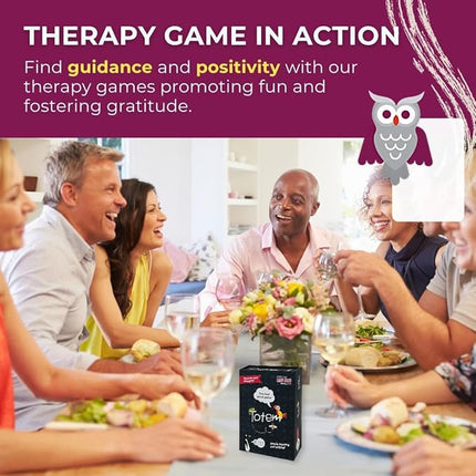 Totem the feel good game – Team Building, Therapy Games for Teens, Family Games for Kids and Adults, Counseling Activities, Boost Mindfulness, Social Emotional Skills and Self-Esteem