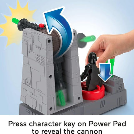 Fisher-Price Imaginext Star Wars Toys Death Star Turret Cannon with Darth Vader Metal Character Key for Kids Ages 3+ Years