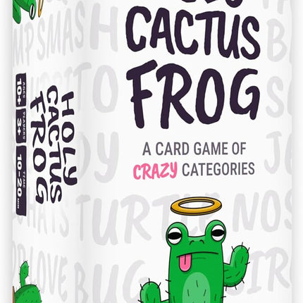 Holy Cactus Frog - A Card Game of Crazy Categories for 3+ Players, Ages 10+, 360 Unique Cards