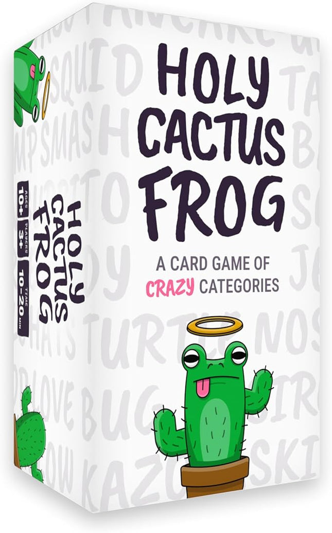 Holy Cactus Frog - A Card Game of Crazy Categories for 3+ Players, Ages 10+, 360 Unique Cards