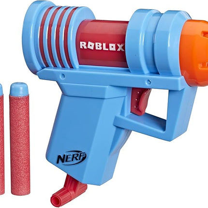 Nerf Roblox Mad City: Plasma Ray Dart Blaster, Pull-Down Priming Handle, 2 Elite Darts, Code to Unlock in-Game Virtual Item