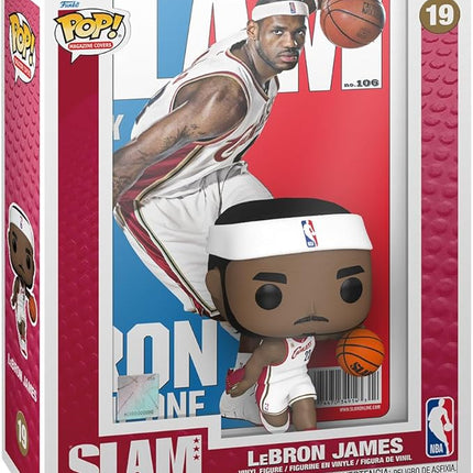 Funko POP! NBA Cover: Slam – Lebron James - Collectable Vinyl Figure - Gift Idea - Official Merchandise - for Kids & Adults - Sports Fans - Model Figure for Collectors and Display