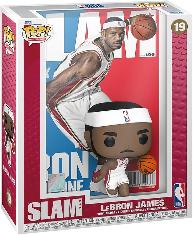 Funko POP! NBA Cover: Slam – Lebron James - Collectable Vinyl Figure - Gift Idea - Official Merchandise - for Kids & Adults - Sports Fans - Model Figure for Collectors and Display
