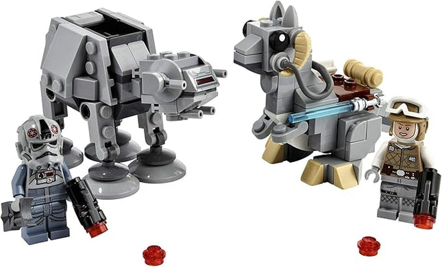 LEGO Star Wars at-at vs. Tauntaun Microfighters 75298 Building Kit; Awesome Buildable Toy Playset for Kids Featuring Luke Skywalker and at-at Driver Minifigures, New 2021 (205 Pieces), Multicolor