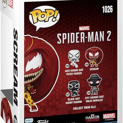 Funko Pop Marvel: Gamerverse - Spider-Man 2: Scream - Spider-Man 2 Video Game - Collectable Vinyl Figure - Gift Idea - Official Merchandise - Toys for Kids & Adults - Video Games Fans