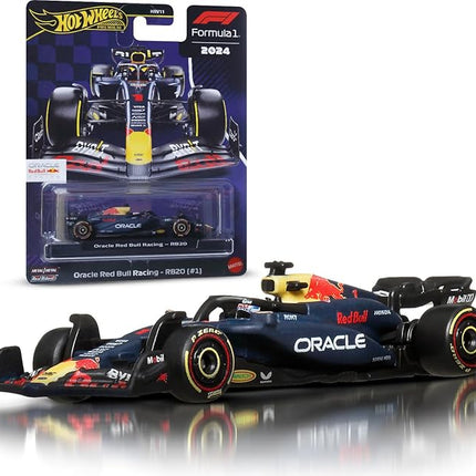 Hot Wheels Premium Formula 1 Collection 1:64 Scale Die-Cast Oracle Red Bull Racing Rb20 Vehicle