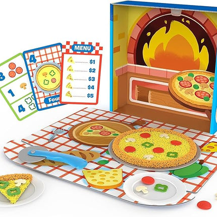 Educational Insights Playfoam Pizza Parlor, with 5 Colors of Playfoam, Non-Toxic, Sensory Toy, Gift for Boys & Girls, Ages 3+