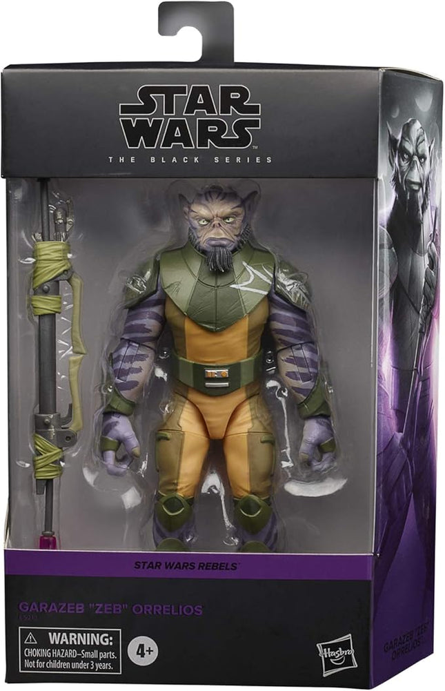 STAR WARS The Black Series Garazeb “Zeb” Orrelios Toy 6-Inch-Scale Rebels Collectible Deluxe Action Figure, Kids Ages 4 and Up