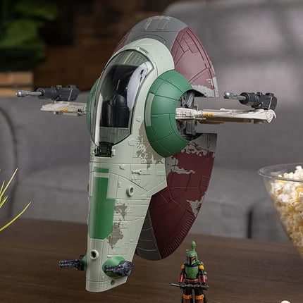 STAR WARS Mission Fleet Starship Skirmish, 2.5 Inch Boba Fett Action Figure and Starship Vehicle, Toys for 4 Year Old Boys and Girls and Up