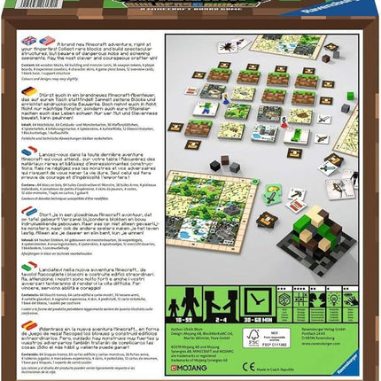 Ravensburger Minecraft: Builders & Biomes - Engaging Strategy Board Game | Ideal for 2-4 Players | Perfect for Ages 10 & Up | Authentic Minecraft Experience | Great Gift for Minecraft Enthusiasts