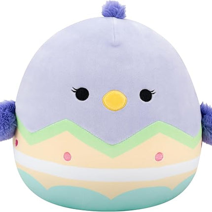 Squishmallows Original 12in Tulip The Purple Chick in Multicolored – Official Jazwares Plush (Medium-Sized)
