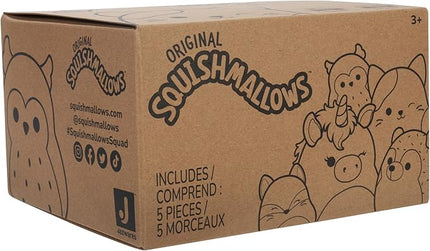 Squishmallows Original 3.5-Inch Clip-On Plush 5-Pack - Ultrasoft Official Jazwares Plush