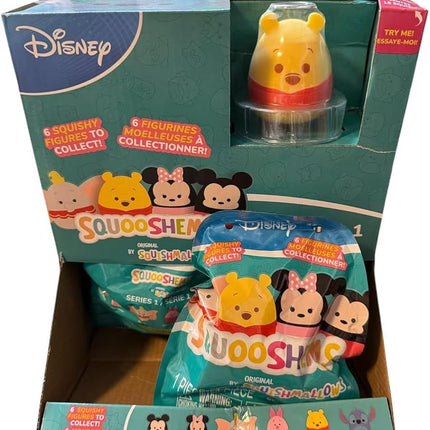 Squishmallows Squooshems Disney 3-Pack - Official Jazwares - Collectible Mini Squishy Squeezable Toy Mystery Blind Bag - Styles May Vary, Duplicates Possible - Gift for Kids, Girls & Boys
