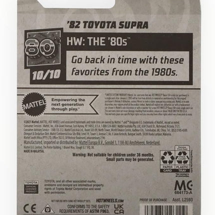 Hot Wheels '82 Toyota Supra, HW The '80s 10/10 [red] 167/250