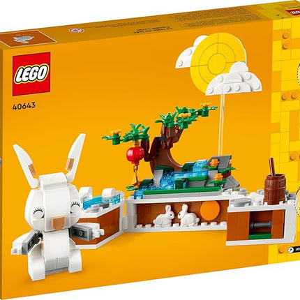 LEGO Jade Rabbit Building Toy Set, Fun Bunny Display Piece or Family Building Activity, Small Animal Toy for Boys and Girls, Great Gift for Kids Ages 8 and Up, 40643