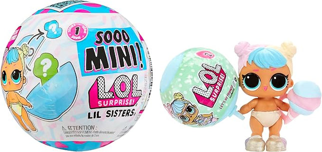 L.O.L. Surprise! Lil Sisters- with Collectible Doll, 5 Surprises, Mini Ball, Limited Edition Dolls- Great Gift for Girls Age 4+