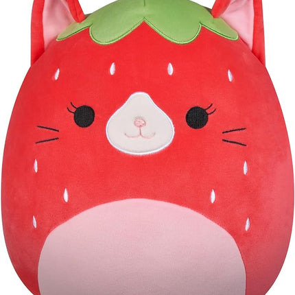 Squishmallows Original 12-Inch Olma Strawberry Cat - Official Jazwares Plush (Medium-Sized)