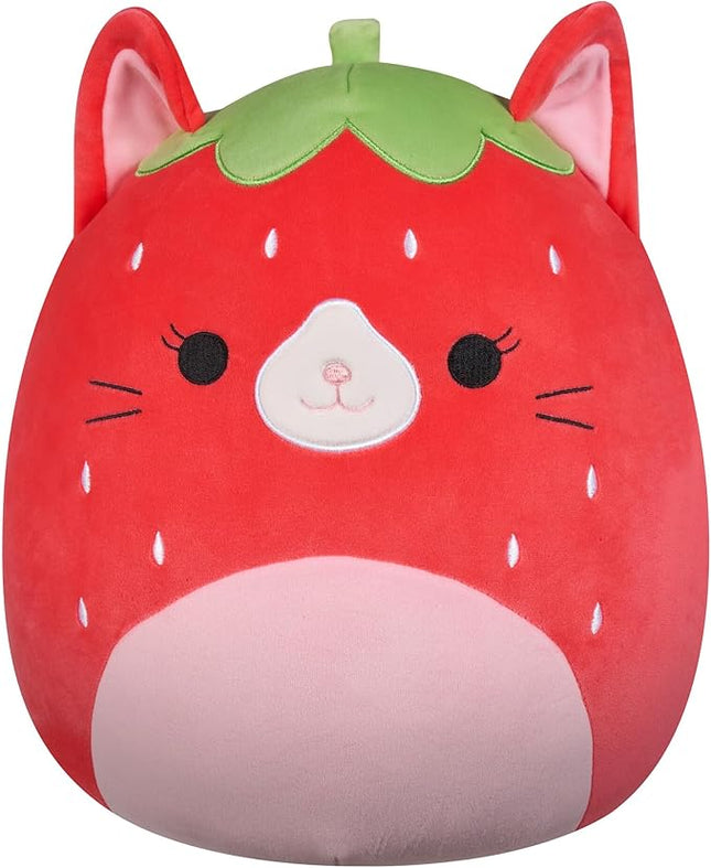 Squishmallows Original 12-Inch Olma Strawberry Cat - Official Jazwares Plush (Medium-Sized)