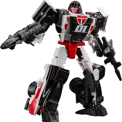 Transformers Age of The Primes Deluxe Class Decepticon Crasher, 5.5-inch Converting Action Figure, Robot Toys for Ages 8+