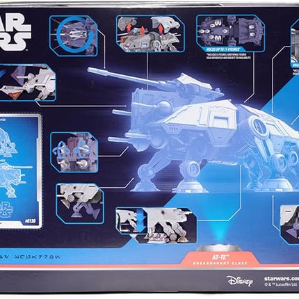 Star Wars Micro Galaxy Squadron at-TE - 9-inch Six-Legged Vehicle with 2.5-Inch Speeder and Five 1-Inch Micro Figure Accessories