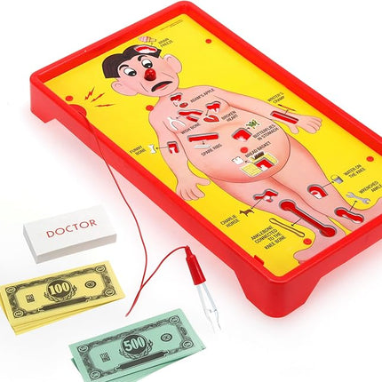 Operation Electronic Board Game, Family Games for Kids Ages 6+, Kids Board Games for 1+ Players, Funny Games for Kids, Kids Gifts (Amazon Exclusive)