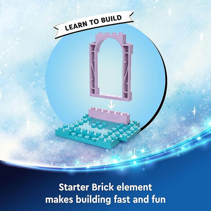 LEGO Disney Princess Ariel’s Crystal Cavern, Buildable Disney Toy Playset for Kids, Ariel Princess Mermaid Mini Doll and Fish Figure, Treasure Chest, Gift for Girls and Boys Ages 4 and Up, 43254