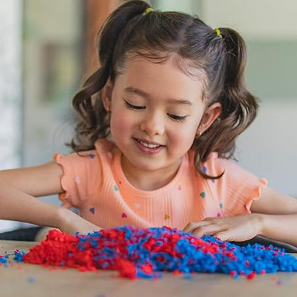 Educational Insights Pluffle® 4-Pack - Sensory Bin Foam Set, No Mess Alternative to Sand Toys & Slime for Toddlers at Home or in The Classroom, Fun Sensory Table Filler, Gift for Kids Ages 3+