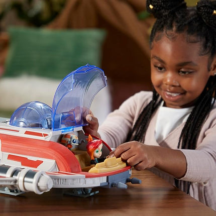 Star Wars: Young Jedi Adventures The Crimson Firehawk, 17-Inch Ship with 2 Action Figures, Toys, Preschool Toys for 3 Year Old Boys & Girls