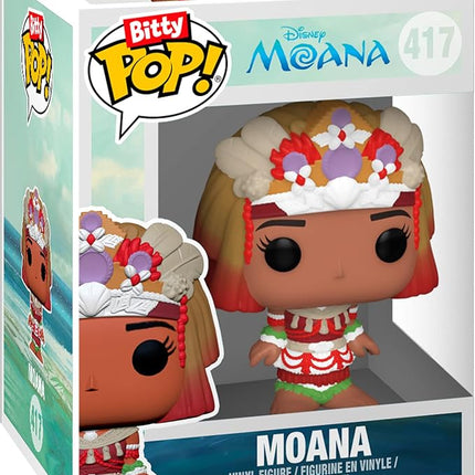 Funko Bitty Pop Disney Princesses - Rapunzel, Merida, Moana and A Surprise Mystery Mini Figure - 0.9 Inch (2.2 Cm) Collectable - Stackable Display Shelf Included - Cake Topper - Gift Idea