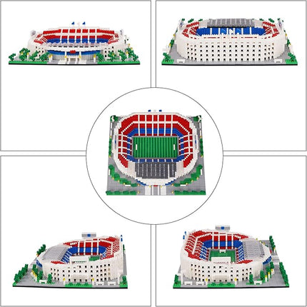 Micro Mini Blocks, Football Stadium Series Model Mini Building Blocks Architecture Model Building kit (Camp NOU)