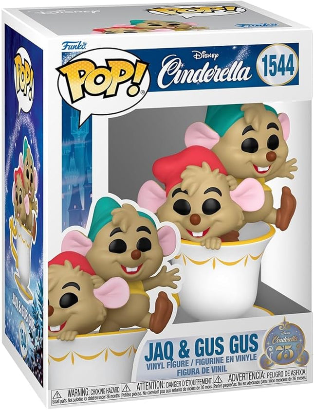 Funko Pop Disney: Cinderella's 75th Anniversary - Jaq and Gus Gus - Collectable Vinyl Figure - Gift Idea - Official Merchandise - Toys for Kids & Adults - Cartoon/Animation Fans