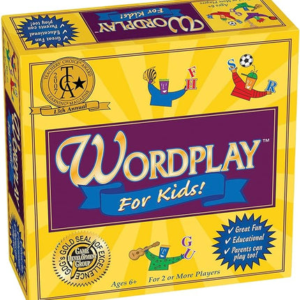 Wordplay for Kids — The Fast-Paced, Award-Winning Game Where Kids Race to Create Words — Fun & Educational for The Whole Family, Ages 6 & Up