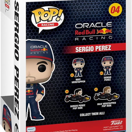 Funko POP! Vinyl: Formula 1- Sergio Perez - Red Bull F1 - Collectable Vinyl Figure - Gift Idea - Official Merchandise - for Kids & Adults - Sports Fans - Model Figure for Collectors and Display