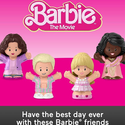 Little People Collector Barbie The Movie Special Edition Set for Adults & Fans, 4 Figures in Display Package