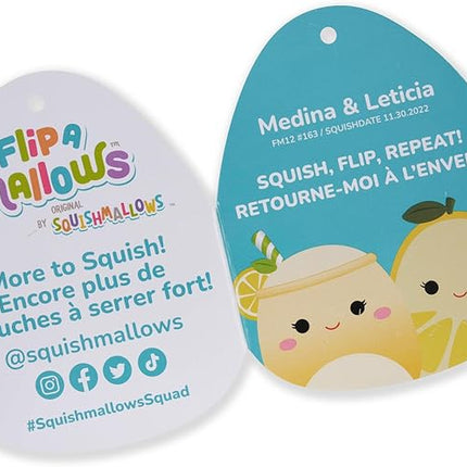 Squishmallows FlipAMallows Original 12-Inch Yellow Lemon and Lemonade - Medium-Sized Ultrasoft Official Jazwares Plush