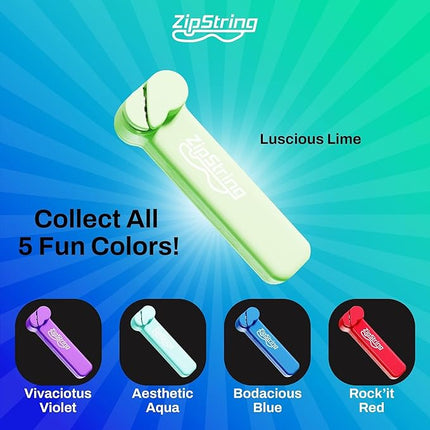 ZipString Original - As Seen on Shark Tank - Classic Rope Launcher Toy, Perfect for Kids & Adults - Fly a String Loop in The Air for Endless Tricks & Fun, Wonderment Awaits,Luscious Lime