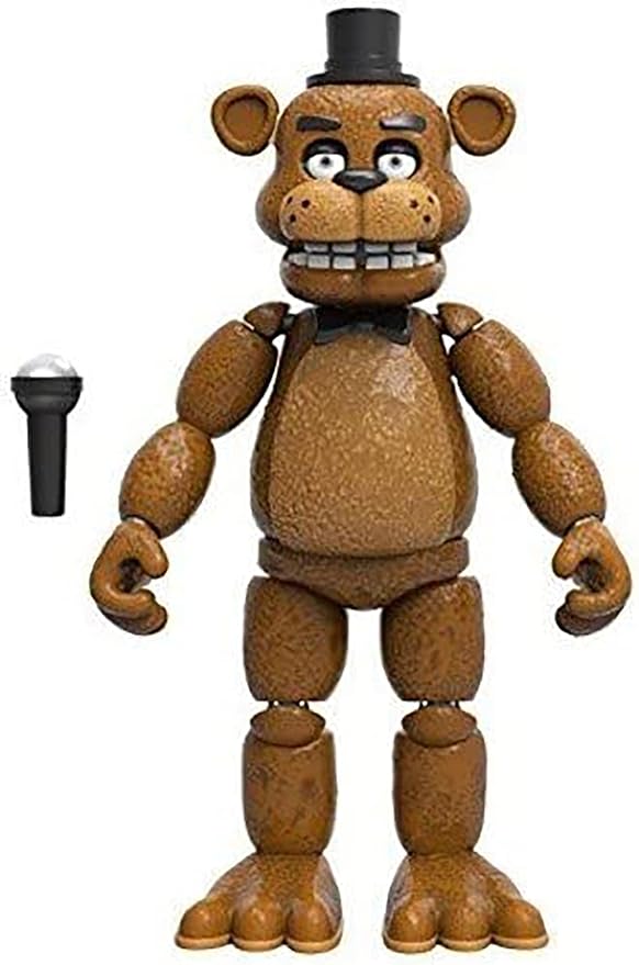 Funko 5" Articulated Action Figure: Five Nights at Freddy's (FNAF) - Freddy Fazbear - Collectible - Gift Idea - Official Merchandise - for Boys, Girls, Kids & Adults - Video Games Fans