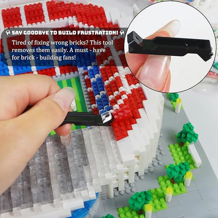 Barcelona Soccer Stadium Blocks Building Sets, Camp NOU Soccer Stadium Building Block Model, 3500+ Pieces Architecture Micro Brick Model,Perfect Soccer Gifts for Adults & Fans