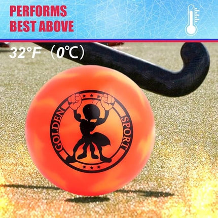 Street Hockey Balls - Official Outdoor Roller Balls for Indoor Games, Ideal for Sports Enthusiasts