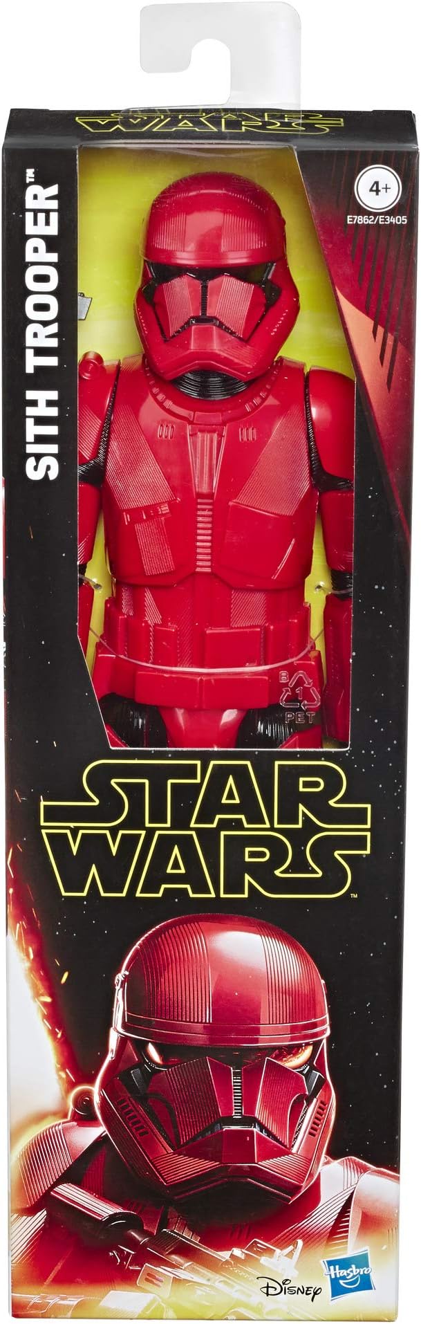 STAR WARS Hero Series The Rise of Skywalker Sith Trooper Toy 12" Scale Action Figure, Toys for Kids Ages 4 & Up