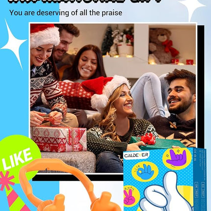 Stocking Stuffers for Teens Girls Women Cell Phone Holder: Thumbs Up Lazy Phone Stand Gifts for Adults Kids Boys Men Teenager Wife Mom Funny Gag Gadgets Ideas Who Wants Nothing Gift for Christmas