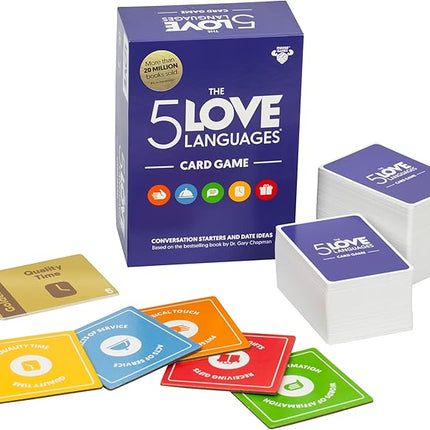 The 5 Love Languages® Card Game, Discover More About Yourself & Your Partner, 300 Prompt Cards To Spark Deep, Meaningful Conversations, Create New Date Ideas And Fun Quiz Questions For 2 Players, 16+