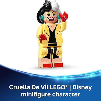 LEGO Disney Cruella De Vil’s Car Building Toy - 101 Dalmations Pretend Play Vehicle Building Set for Girls & Boys, Ages 9+ - Gift for Christmas - 43277