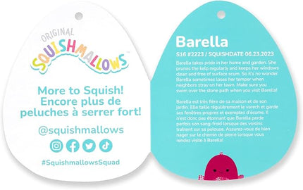 Squishmallows Original 16-Inch Barella Raspberry Betta Fish - Official Jazwares Plush (Large)