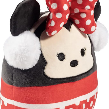Squishmallows Original 8-Inch Minnie Mouse- Official Jazwares Disney Christmas Plush - Collectible Soft & Squishy Stuffed Animal Toy- Add to Your Squad - Gift for Kids, Girls & Boys
